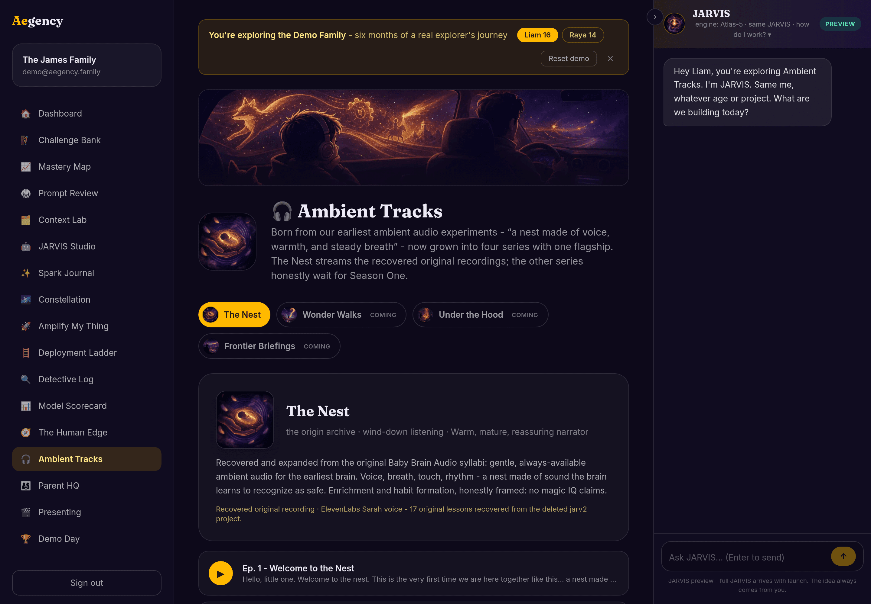 Ambient Tracks - screenshot