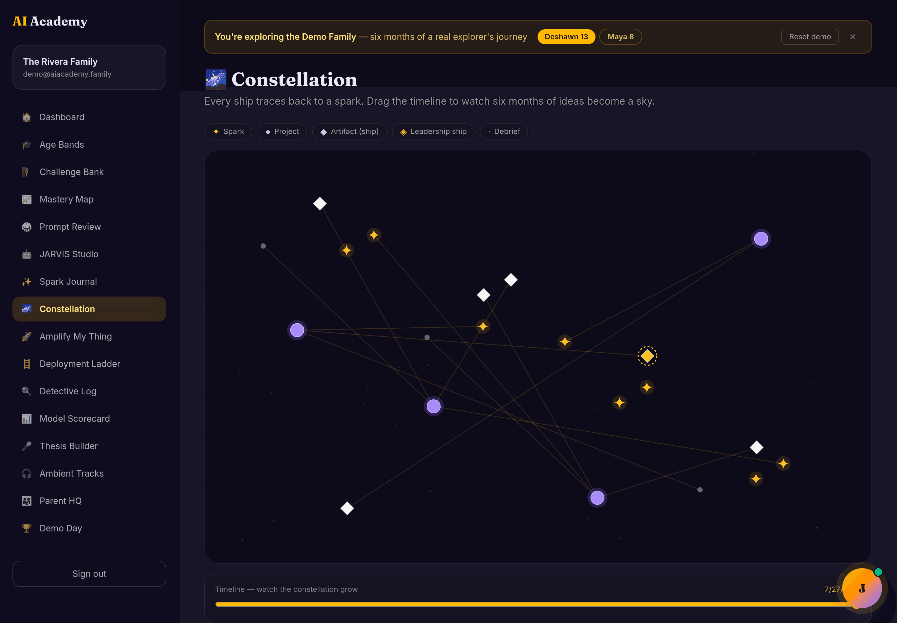 Spark Constellation screenshot
