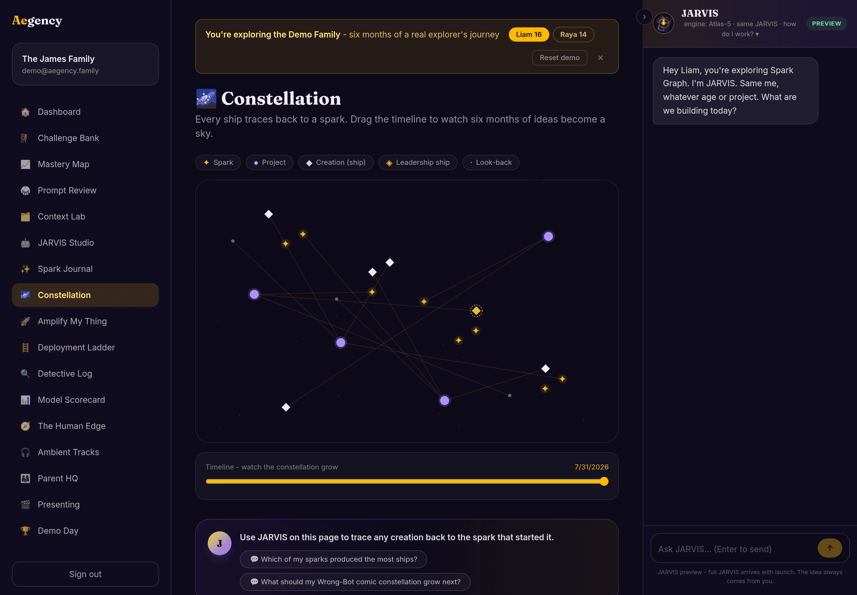 Spark Constellation - screenshot