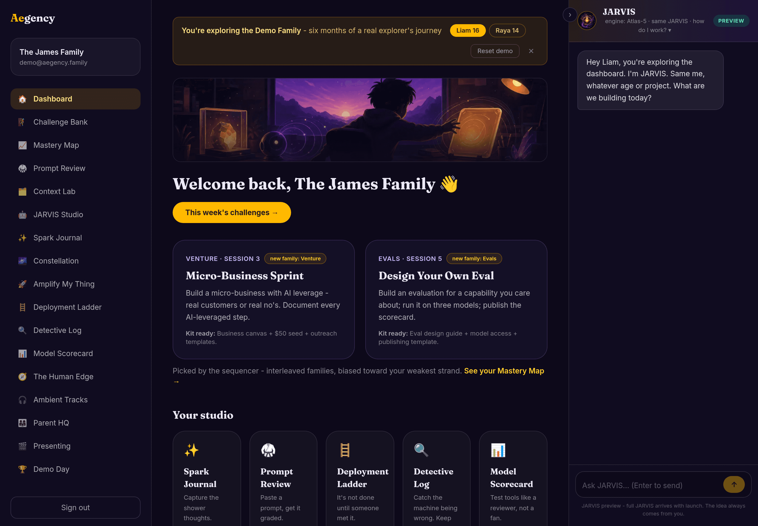 The Dashboard - screenshot